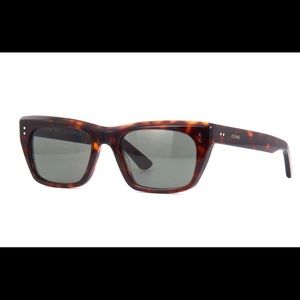 New CELINE sunglasses - slim cat eye shape in tortoise acetate